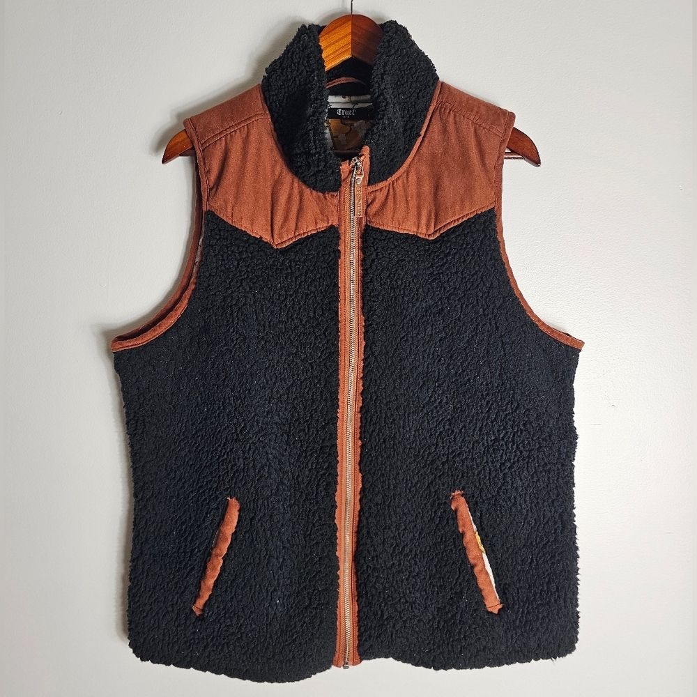 Cruel Denim Sherpa Vest Size XXL